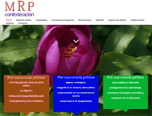 Tablet Screenshot of confederacionmrp.com